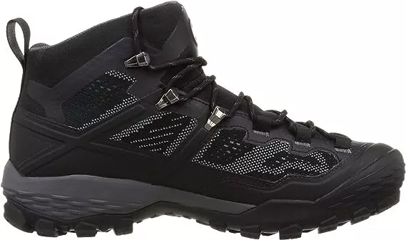 MAMMUT MEN'S DUCAN Mid GTX Hiking Boots 3030-03541-00288 Black Size 11. ...