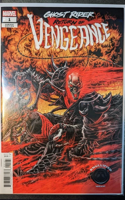 GHOST RIDER: RETURN OF VENGEANCE #1 (KYLE HOTZ VARIANT) COMIC ~ Marvel Comics NM