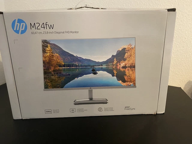HP M24fw Monitor 60,45cm (23,8 Zoll) (Full HD, IPS, 5ms, HDMI, VGA, 75Hz)