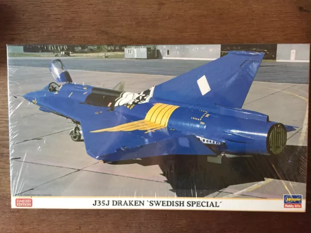 Hasegawa 1/72 Combo Saab J-35J Draken Swedish Special (2 Maquettes Inclus)