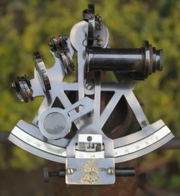 Messing-Marine-Stil, Marine-Sextant, Schiffsinstrument, nautischer Sextant,...