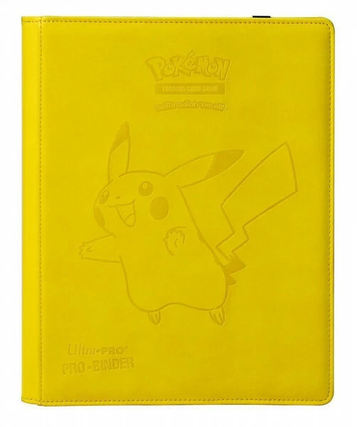 ALBUM POKÉMON ULTRA ProBinder Premium Cuir portfolio Pikachu 360