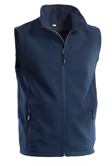 Smanicato giubbotto softshell pile uomo donna gilet giacca da lavoro invernale