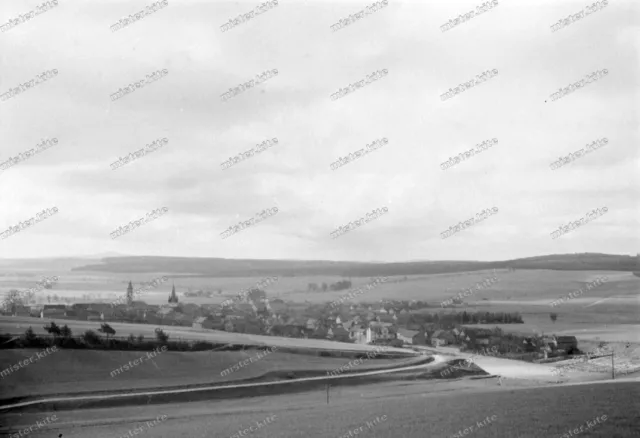 Negativ-Marksuhl-Thüringen-Wartburgkreis-Stadtansicht-Panorama-1930er Jahre-197