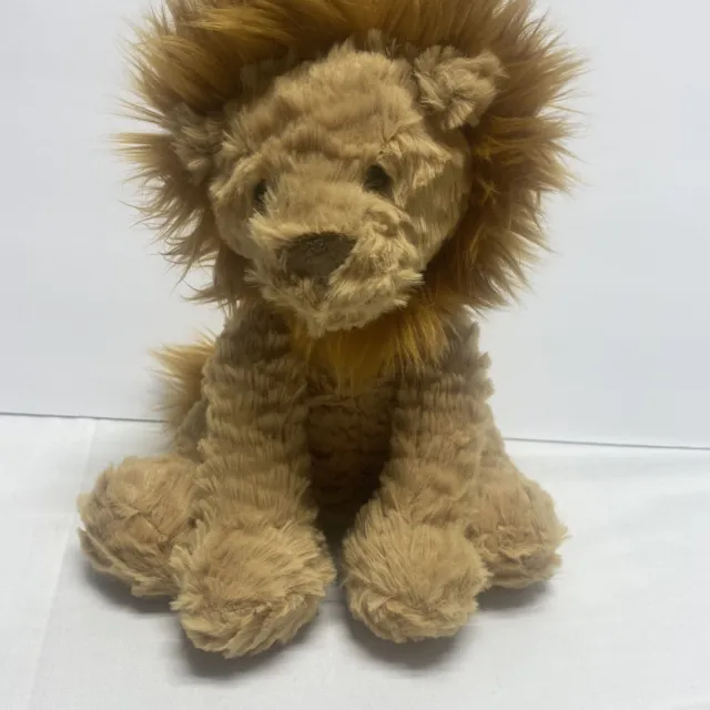 Jellycat Fuddlewuddle Lion Tan & Brown Medium 9" Stuffed Animal Plush Toy