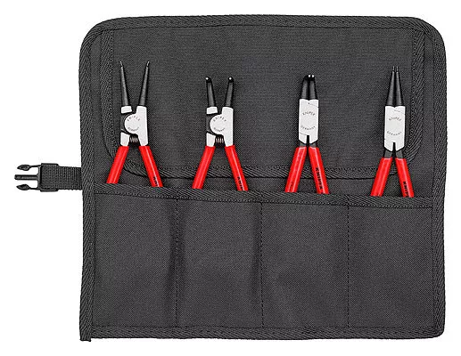 Knipex 00 19 56 Circlip Plier Set 4 Piece in Tool Roll 44 11 J2 21 J21 46 A2 A21