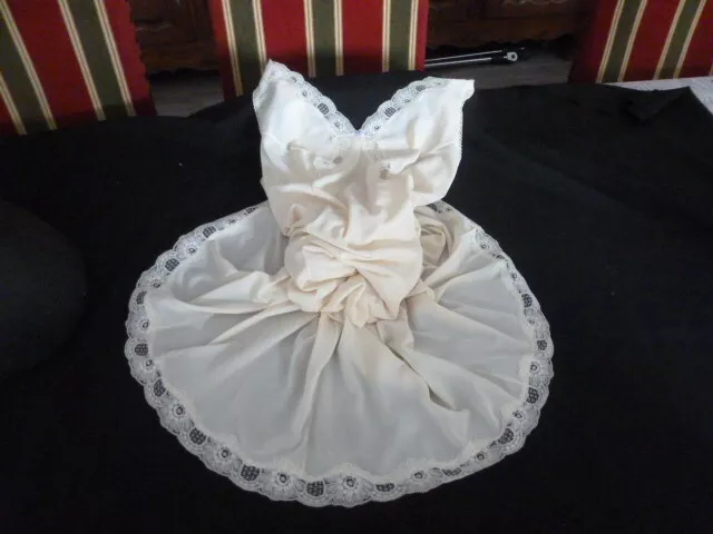 jolie combinaison&fond de robe vintage jolie dentelle T  48 ref  T84TA