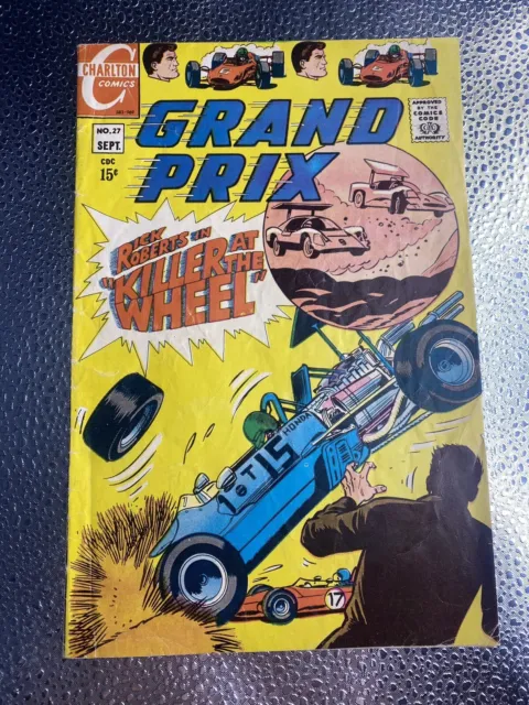 Grand Prix #27 September 1969 Charlton Comics
