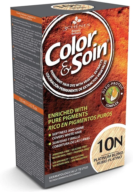 Color & Care 3 tonos rubias colorante permanente extractos vegetales