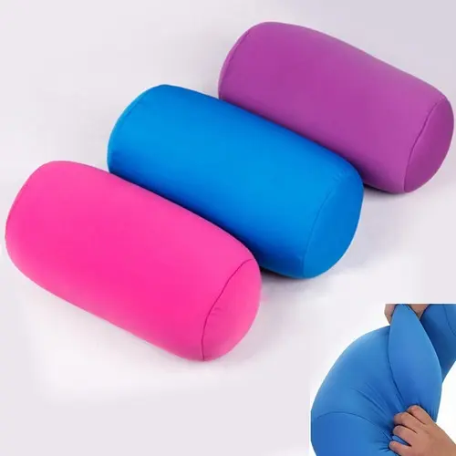 Super soft Head PillowCase Micro Microbead Back Cushion Pillow Roll Pillow Head