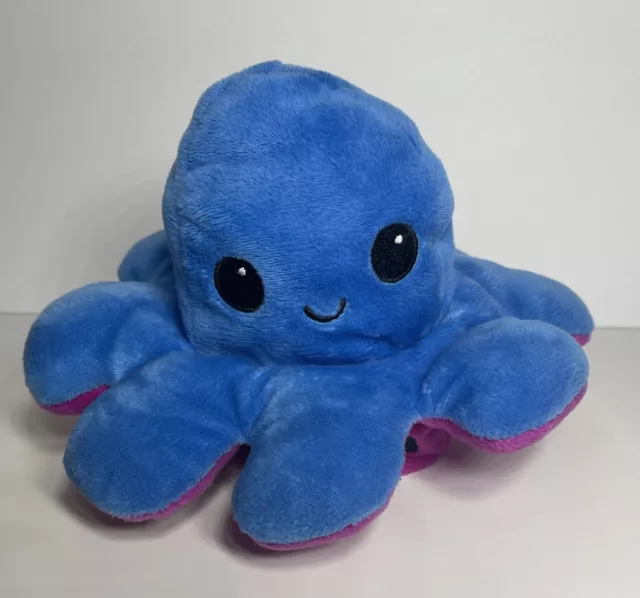 Reversible Octopus Plush Stuffed Animal Toy 5”