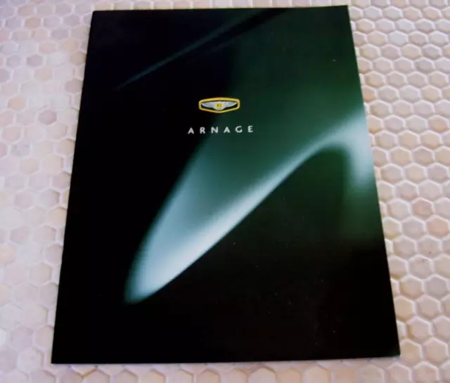 Bentley Official Arnage 4.4L First Prestige Sales Brochure 1998 Usa Edition