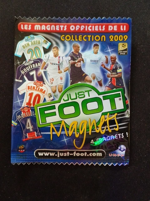 Lot de 6 Magnets - Just Foot 2008,2009 et 2010 - FR