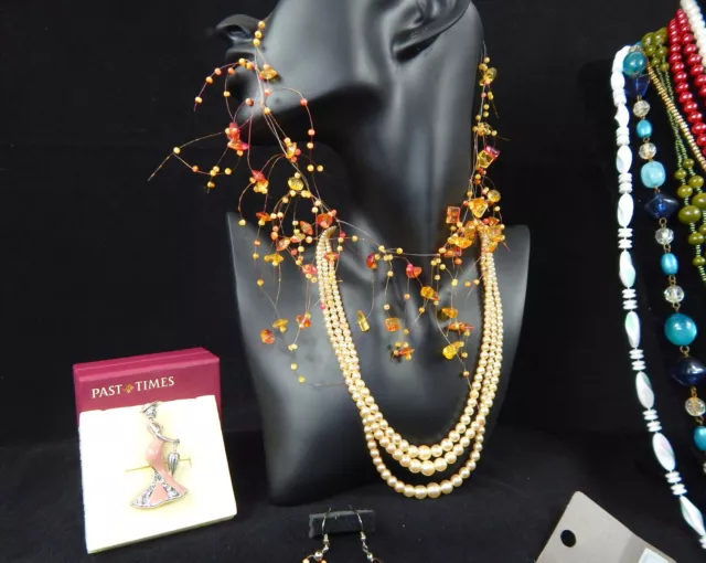 Stunning Costume Jewellery Job Lot: Vintage and Modern Mixed Jewelery Bundle _ 3