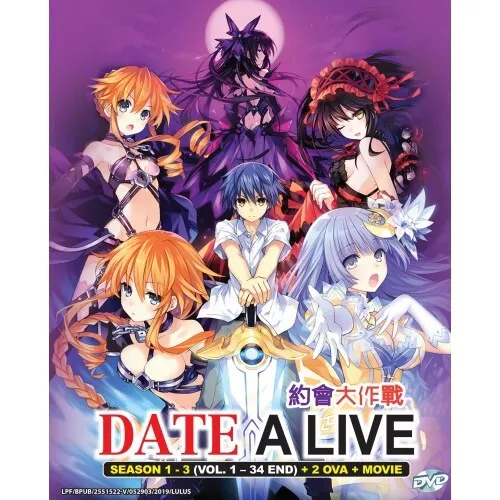 ANIME DVD Date A Live Season 1-4 (1-46End+2 OVA+Movie) ENGLISH