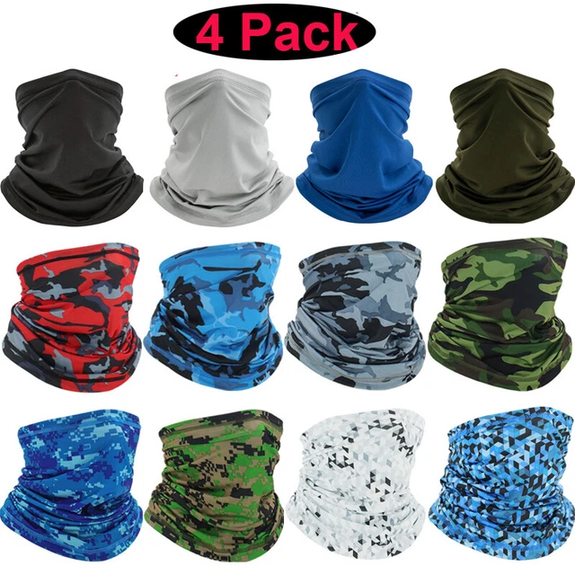 4× Sturmhaube Balaclava Halstuch Maske Bandana Schal Fahrrad Motorrad Halswärmer