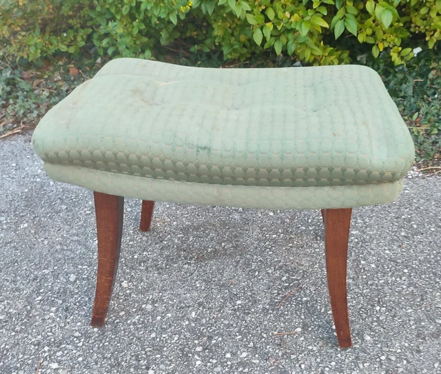 Sgabello Poggiapiedi Anni 50/60 Vintage Modernariato