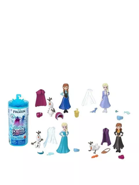 Disney Princess Frozen Snow Color Reveal Mini Dolls Brand New One Supplied