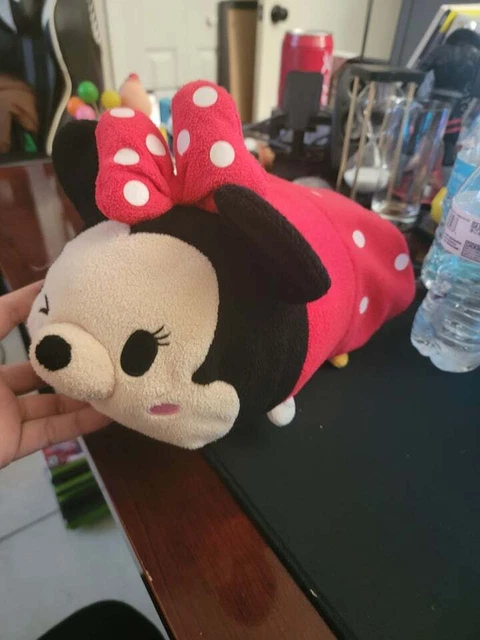 DISNEY Plush Beanie 14" Medium TSUM TSUM CLASSIC MINNIE MOUSE rare disney store