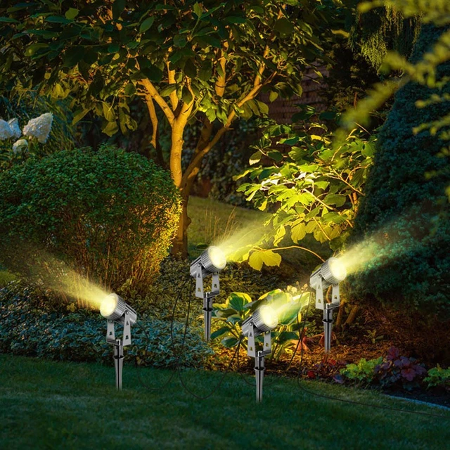 LED GARDEN SPIKE Lights Outdoor Spotlights IP66 Mains Landscape Lamps