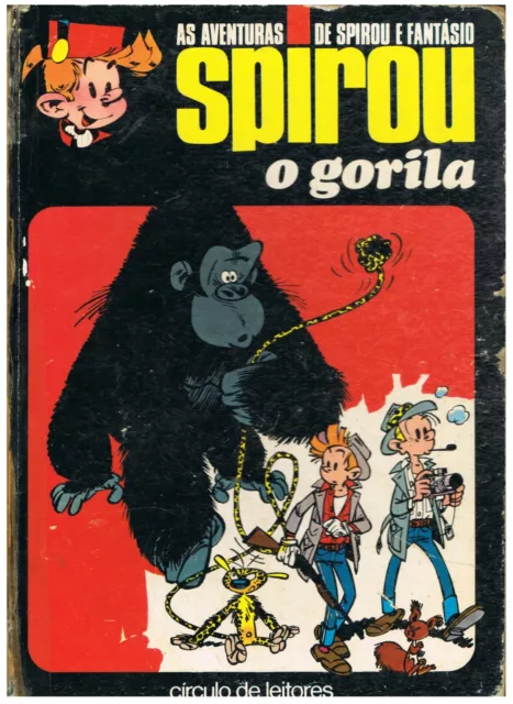 Spirou & Fantasio Album Portuguese Comics 1976 O Gorila RARE OLD Franquin