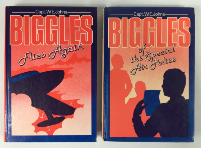 Biggles Flies Again & Special Air Police Captain WE Johns 1985 Dean Publishing