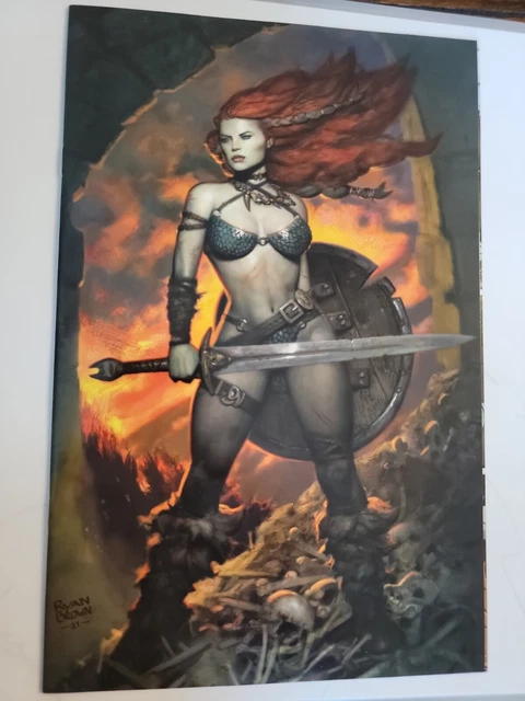 Immortal Red Sonja #3 - Comics Elite Ryan Brown Exclusive Virgin Variant