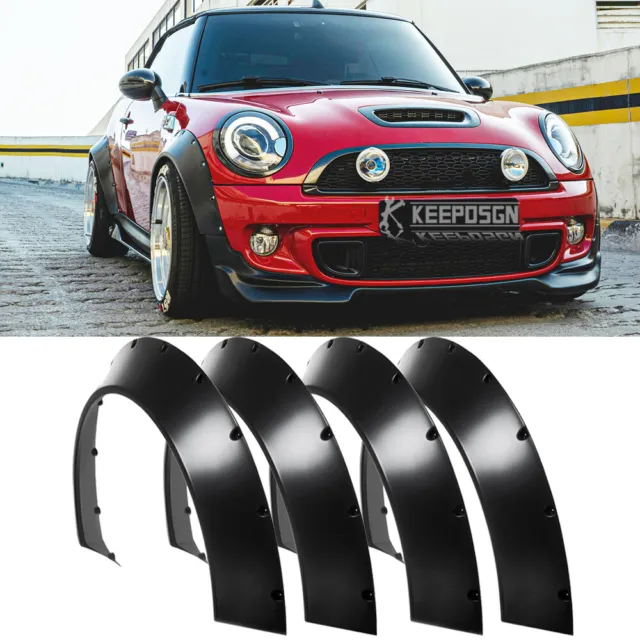 For Mini Cooper S R53 R56 R58 Fender Flares Extra Wide Body Kit Wheel Arches 4X