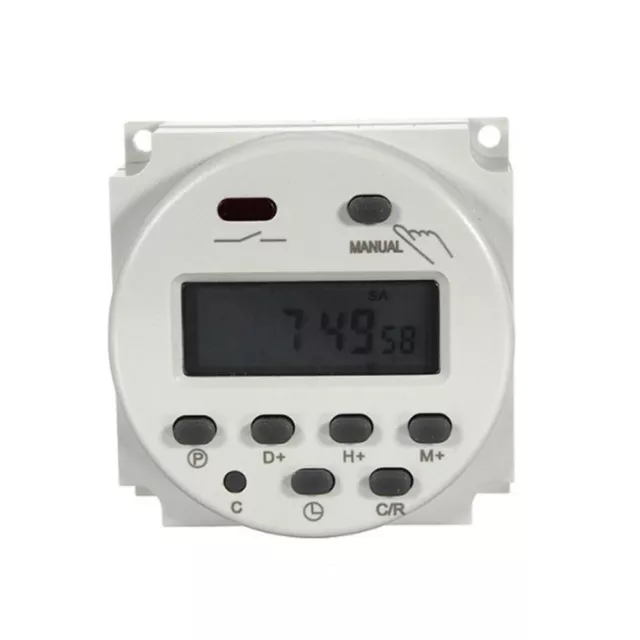 Controllo microcomputer digitale LCD 12 V interruttore timer di potenza relè temporale pannello