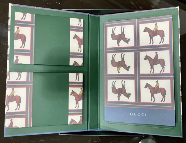 Quaderno taccuino, Bigiettini e Buste Da Lettera Gucci originale nuovo