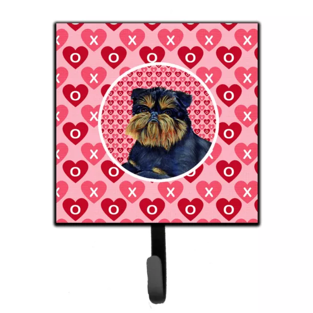 Brussels Griffon Hearts Love and Valentine's Day Portrait Leash or Key Holder