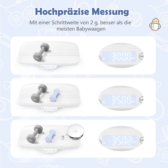 Babywaage 30kg Stillwaage Säuglinge Waage elektronisch Tierwagge
