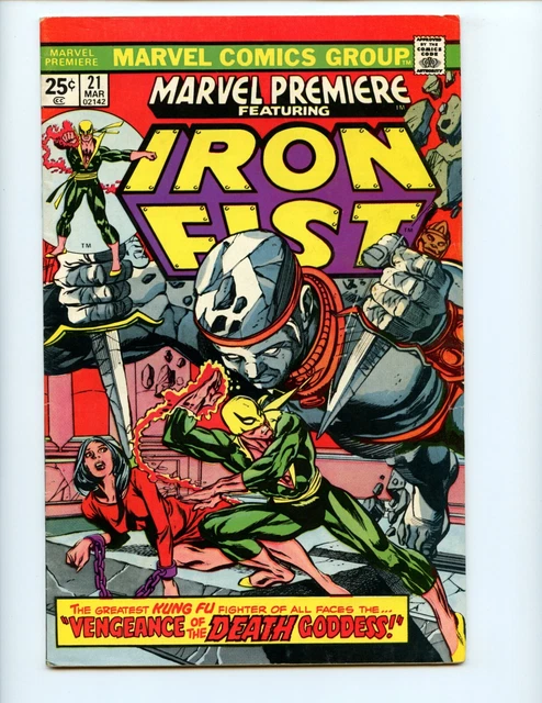 Marvel Premiere #21 Comic Book 1975 FN 1st App Misty Knight Mark Jewelers