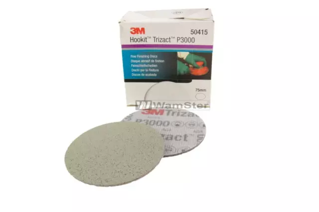 1 X 3M Hookit Trizact d75 MM - P3000 - Feinschleifscheibe 50415 2