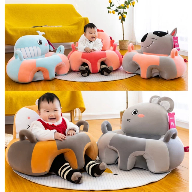 Baby Sofa Support Seat Cover Cartoon Plush Learning To Sit Feeding Chair