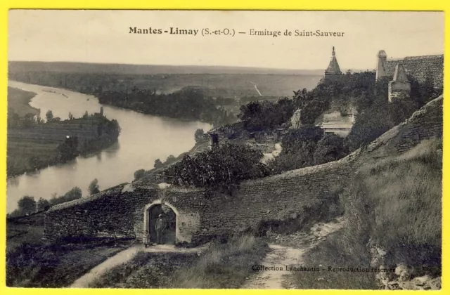 cpa LIMAY (Yvelines) MANTES la JOLIE  ERMITAGE de SAINT SAUVEUR Coll. Lanchantin