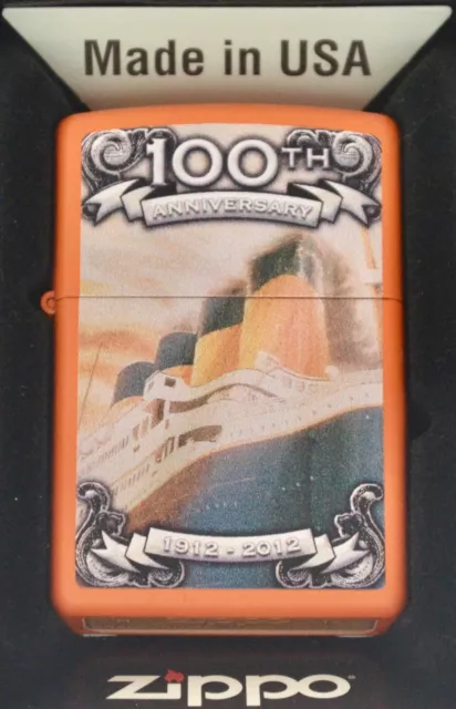 Titanic 100Th Anniversary Zippo Lighter From August 2018