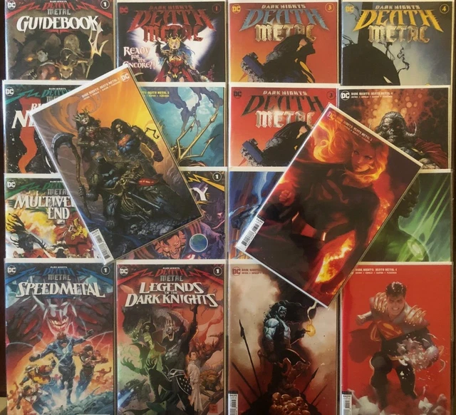 21x DARK NIGHTS DEATH METAL LOT! VARIANTS! ARTGERM! FINCH! 1 2 3 4 & 1-Shots!