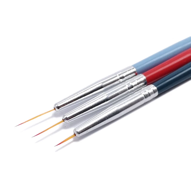 Lot De 3 Pinceaux Poils Naturels Très Fins (0, 2/0, 3/0) - Pour Peinture Miniature (Warhammer)