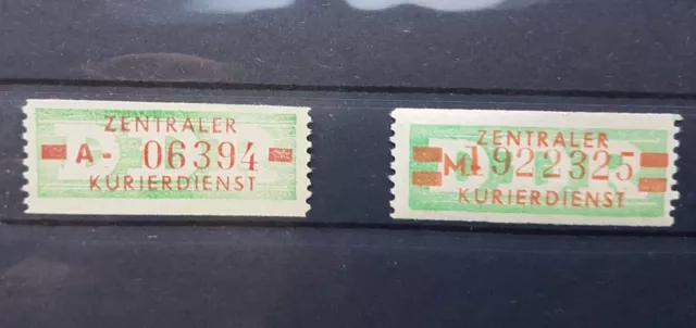 DDR Dienstmarken ZKD B30 A & B 31bII M postfrisch, schönes Set