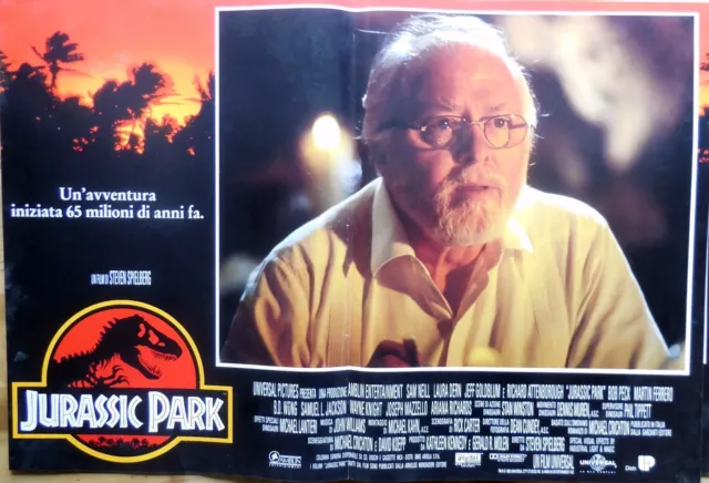 Fotobusta Lobby Card Jurassic Park Cinema Spielberg