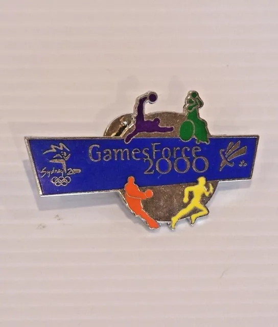 Sydney Olympics Games Force 2000 Souvenir Metal Enamel Badge Lapel Brooch Pin