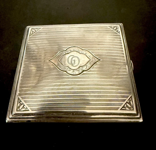 ART NOUVEAU ÉTUI à cigarettes argent 800 Allemand , Militaria EUR 89,00 - PicClick FR