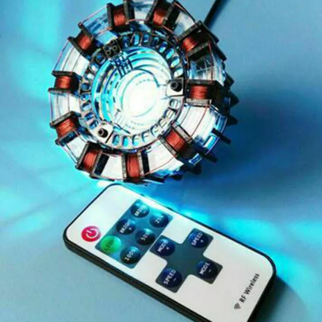 MK2 Arc Reactor Iron Man Proof that Tony Stark has a heart LED Lamp Light Arc