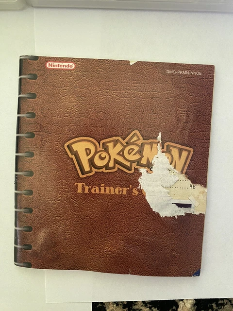 Pokémon Red and Blue Manual - Game Boy - French