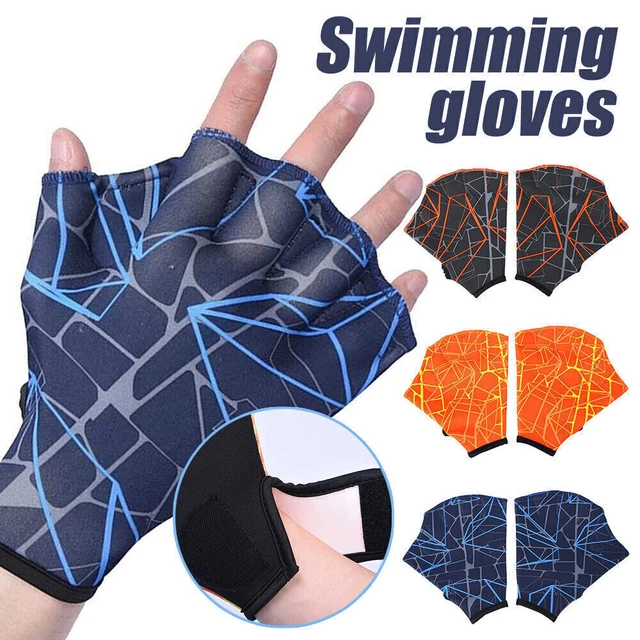 SWIMMING GLOVES AQUATIC bed Water Training Hand Flippers Swim Gear