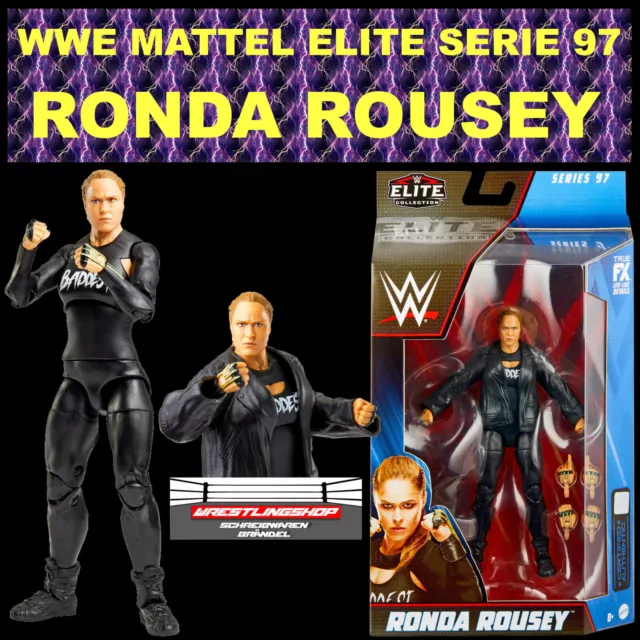 Wwe Mattel Elite 97 Ronda Rousey Wrestling Action Figur Raw Smackdown Basic Diva