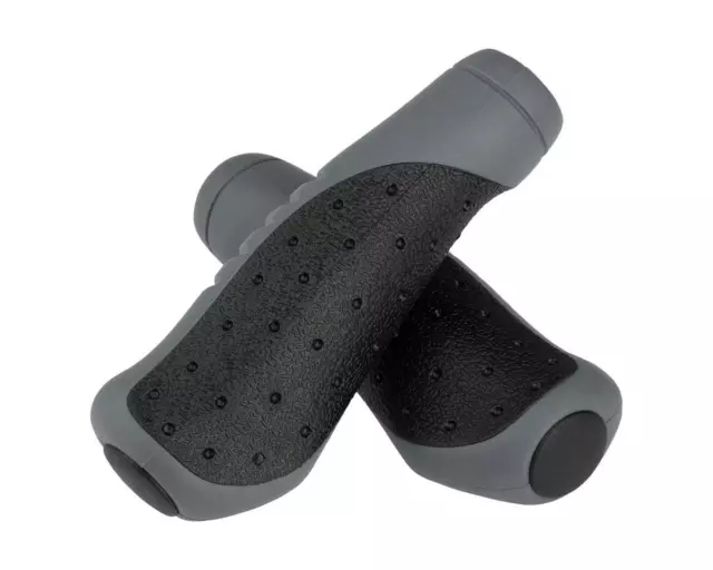 Velo Handlz-D2W Ergo Mountain Grips (Grey/Black) [VLG-519D2]