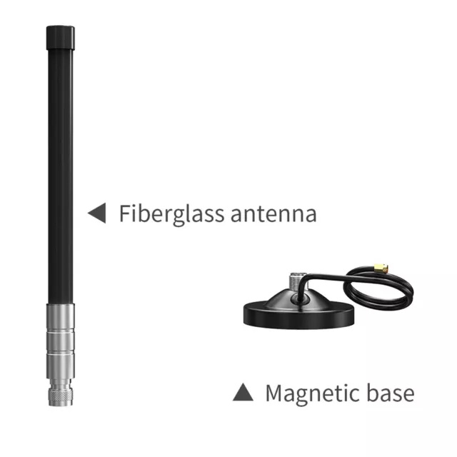 5dBi 858-878MHz for Helium Hotspot Miner Antenna+Magnet Base (55cm Black)
