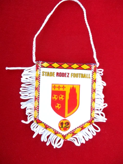 Fanion Du RAF RODEZ AVEYRON FOOT – Wimpel Drapeau De Club Français